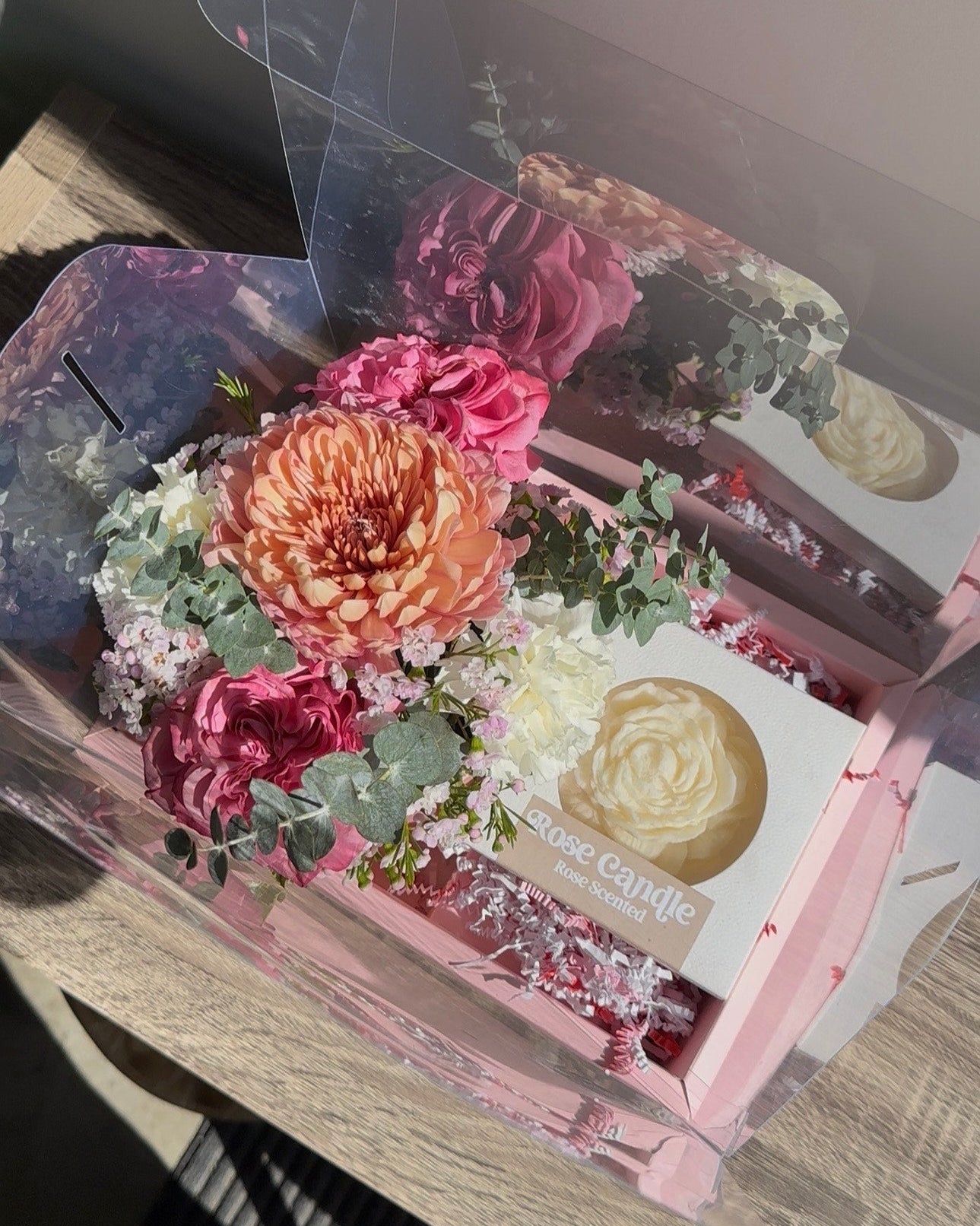 Pink Candle Box